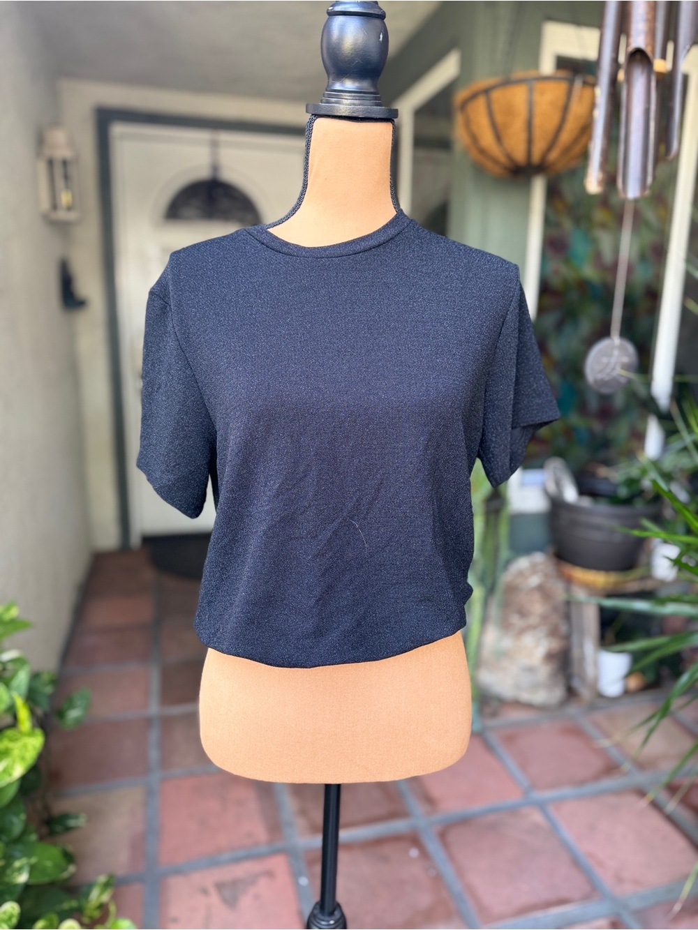 RD Style Black Short Sleeve Crewneck Tee